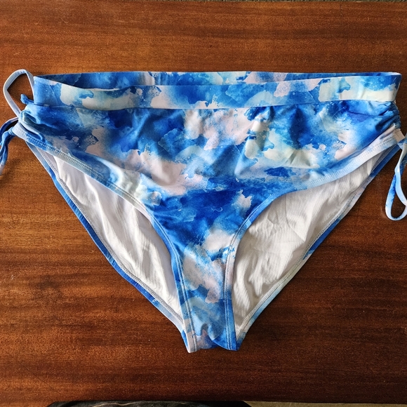 Blue Tie-Dye Bikini Set - Picture 4 of 5